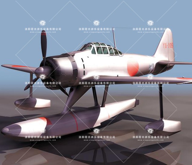 怒江3D模型飞机